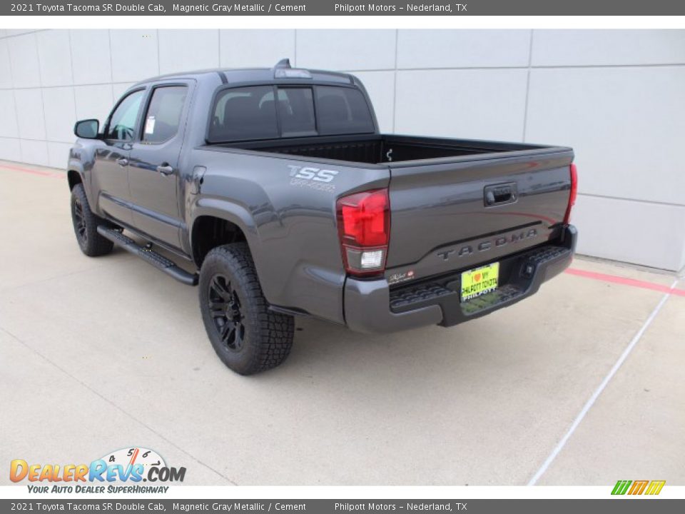 2021 Toyota Tacoma SR Double Cab Magnetic Gray Metallic / Cement Photo #6