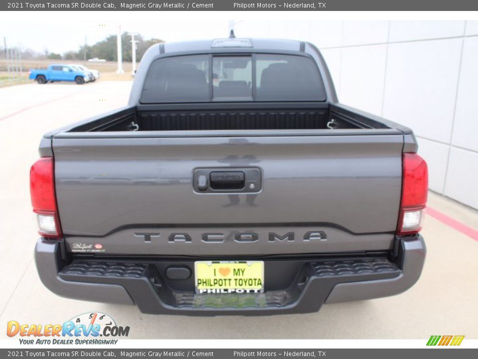 2021 Toyota Tacoma SR Double Cab Magnetic Gray Metallic / Cement Photo #7