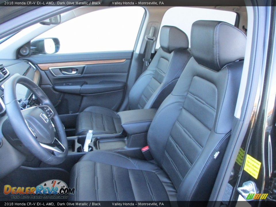 2018 Honda CR-V EX-L AWD Dark Olive Metallic / Black Photo #12