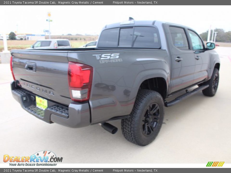 2021 Toyota Tacoma SR Double Cab Magnetic Gray Metallic / Cement Photo #8