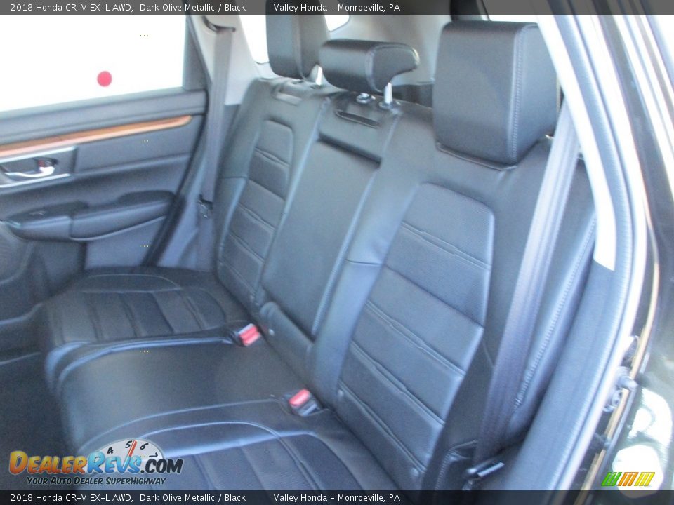 2018 Honda CR-V EX-L AWD Dark Olive Metallic / Black Photo #13