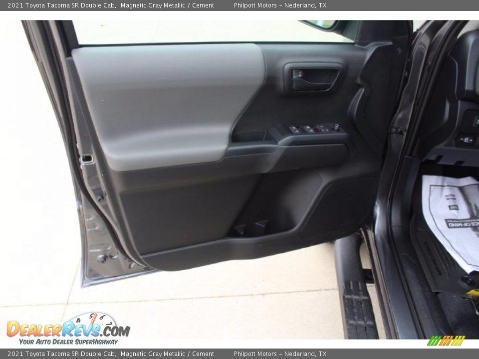 2021 Toyota Tacoma SR Double Cab Magnetic Gray Metallic / Cement Photo #9