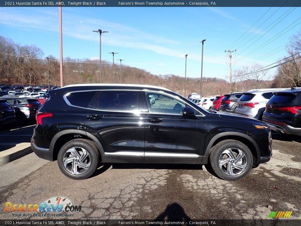 2021 Hyundai Santa Fe SEL AWD Twilight Black / Black Photo #1