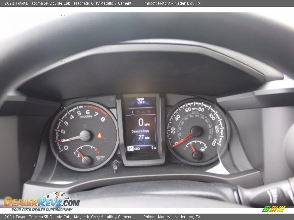 2021 Toyota Tacoma SR Double Cab Magnetic Gray Metallic / Cement Photo #13