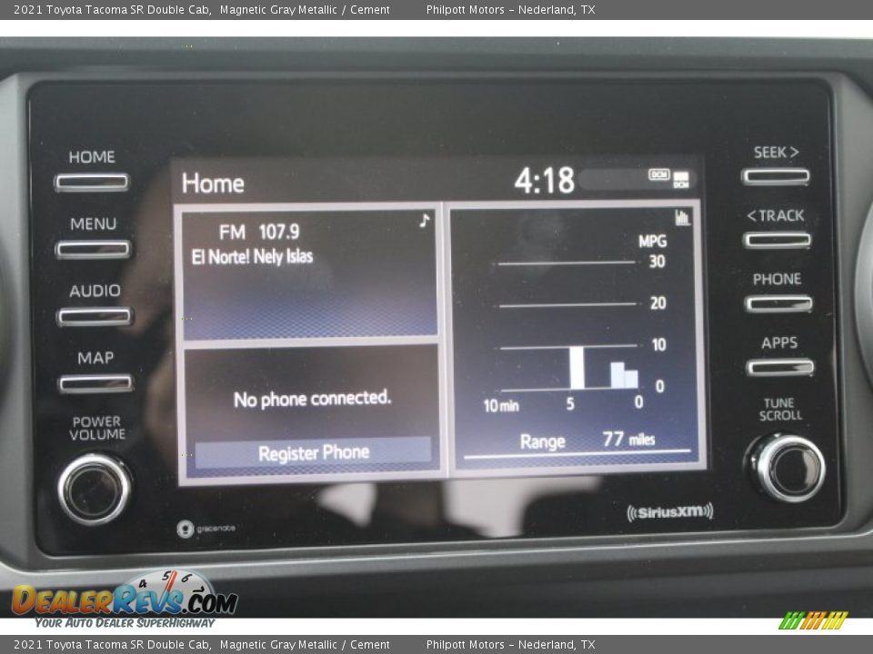 2021 Toyota Tacoma SR Double Cab Magnetic Gray Metallic / Cement Photo #15