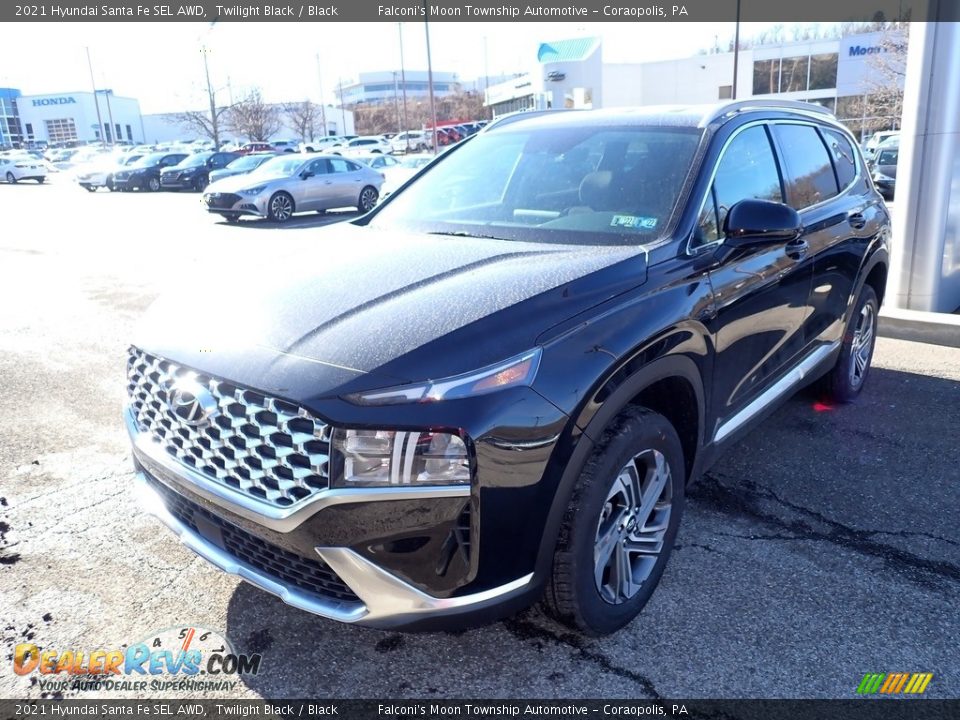 2021 Hyundai Santa Fe SEL AWD Twilight Black / Black Photo #5
