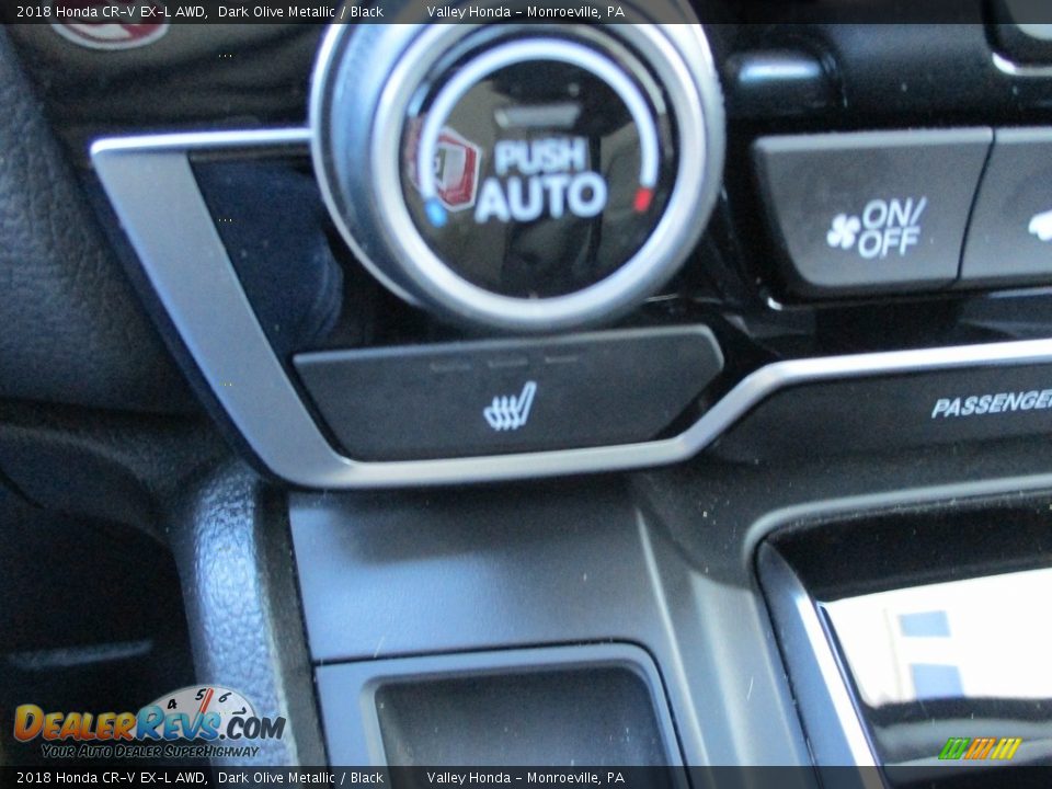 2018 Honda CR-V EX-L AWD Dark Olive Metallic / Black Photo #18