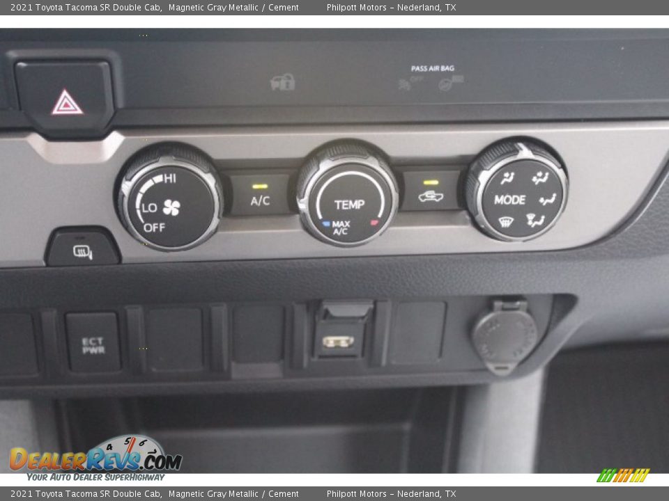 2021 Toyota Tacoma SR Double Cab Magnetic Gray Metallic / Cement Photo #16