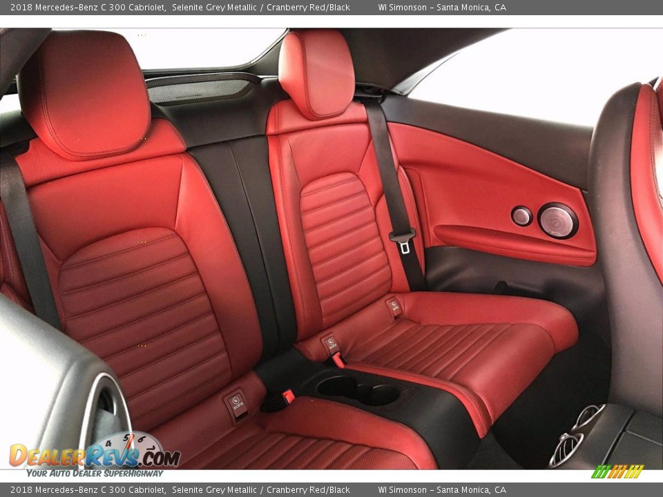 Rear Seat of 2018 Mercedes-Benz C 300 Cabriolet Photo #19