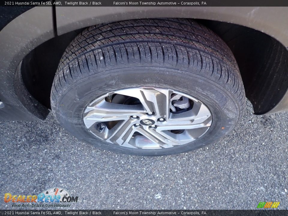 2021 Hyundai Santa Fe SEL AWD Twilight Black / Black Photo #7