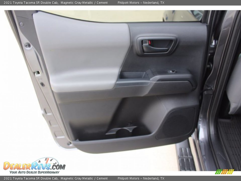 2021 Toyota Tacoma SR Double Cab Magnetic Gray Metallic / Cement Photo #18