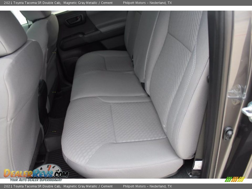 2021 Toyota Tacoma SR Double Cab Magnetic Gray Metallic / Cement Photo #19