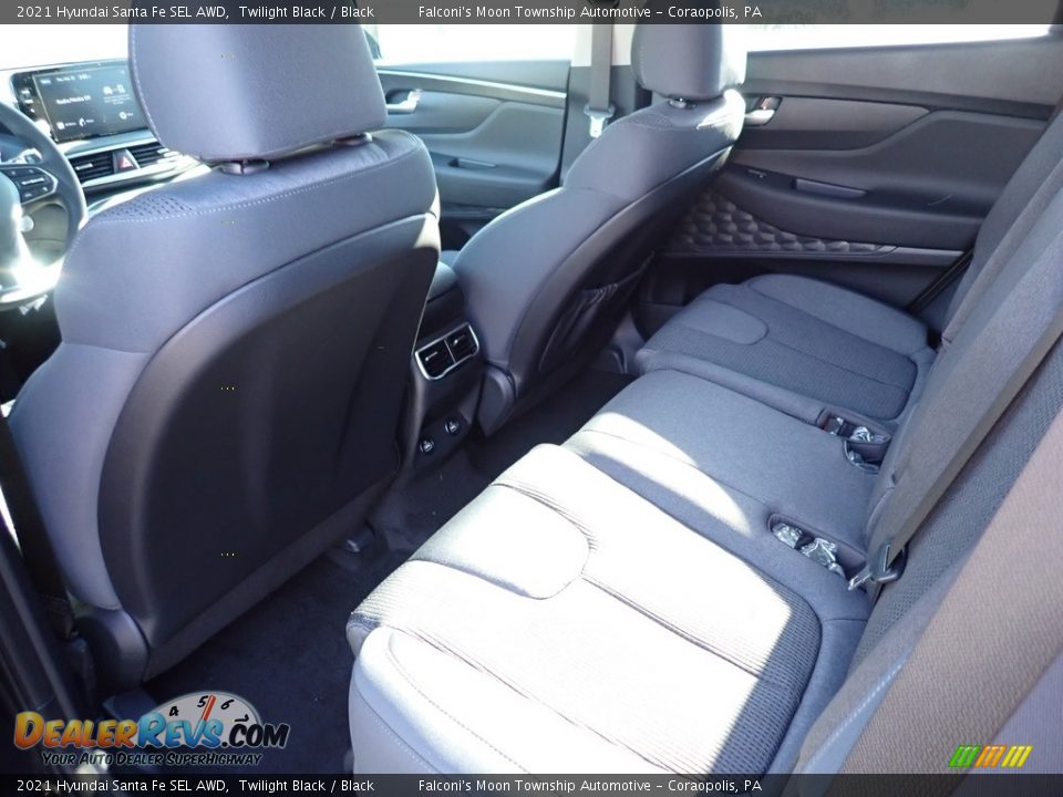 2021 Hyundai Santa Fe SEL AWD Twilight Black / Black Photo #8