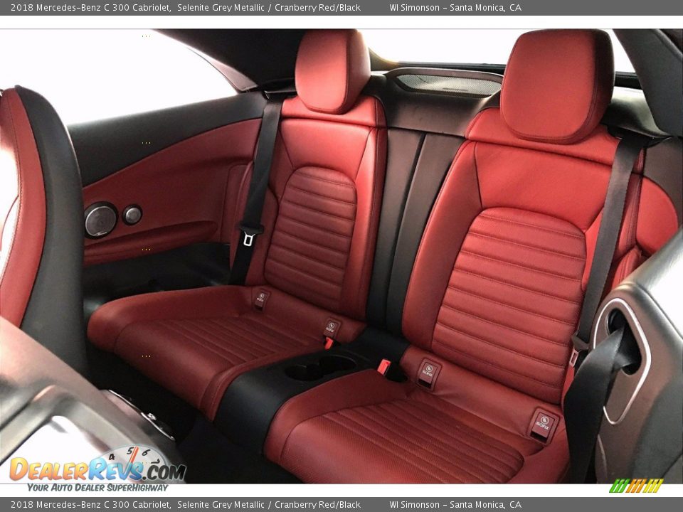 Rear Seat of 2018 Mercedes-Benz C 300 Cabriolet Photo #20