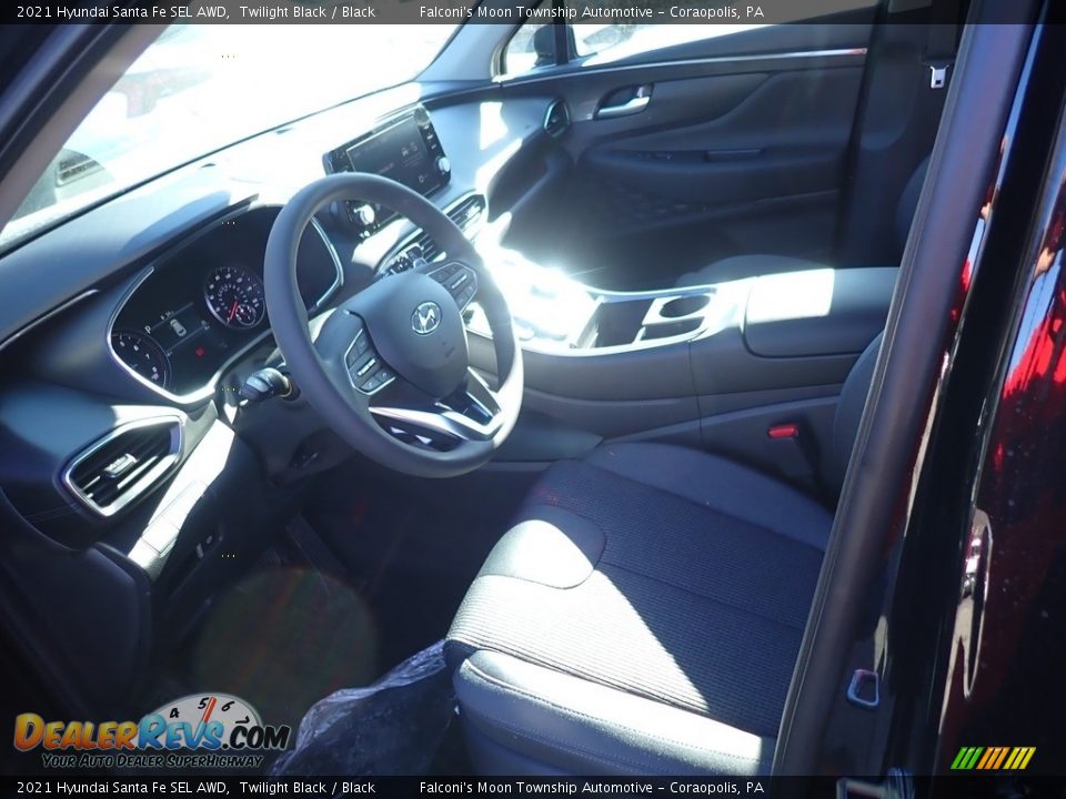 2021 Hyundai Santa Fe SEL AWD Twilight Black / Black Photo #10