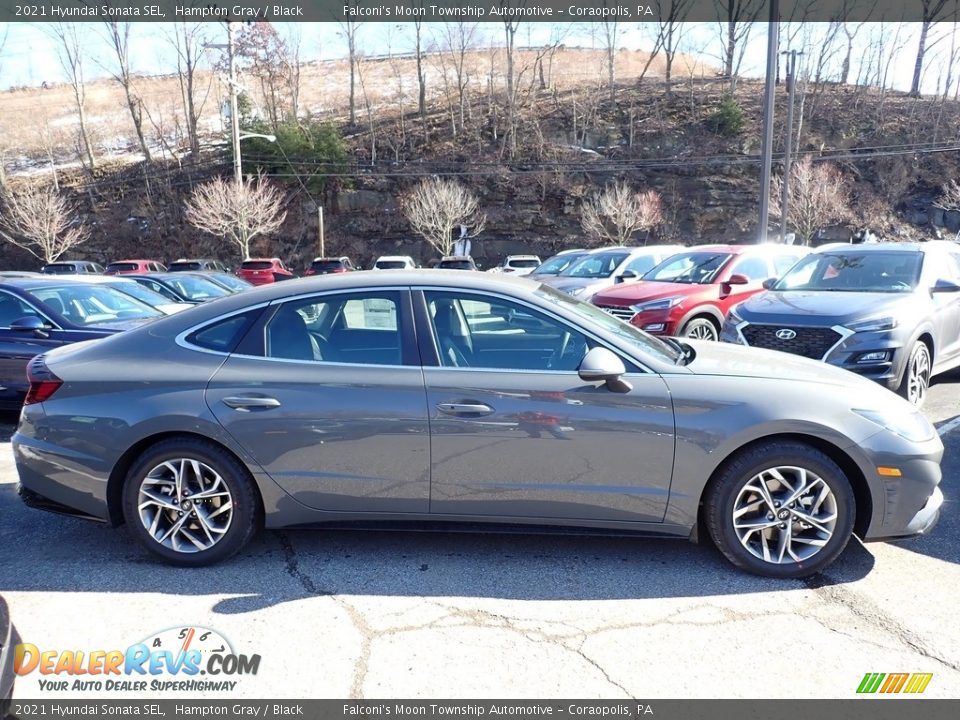 2021 Hyundai Sonata SEL Hampton Gray / Black Photo #1