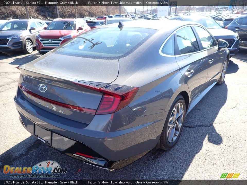 2021 Hyundai Sonata SEL Hampton Gray / Black Photo #2