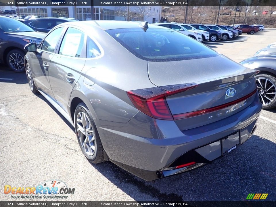 2021 Hyundai Sonata SEL Hampton Gray / Black Photo #5