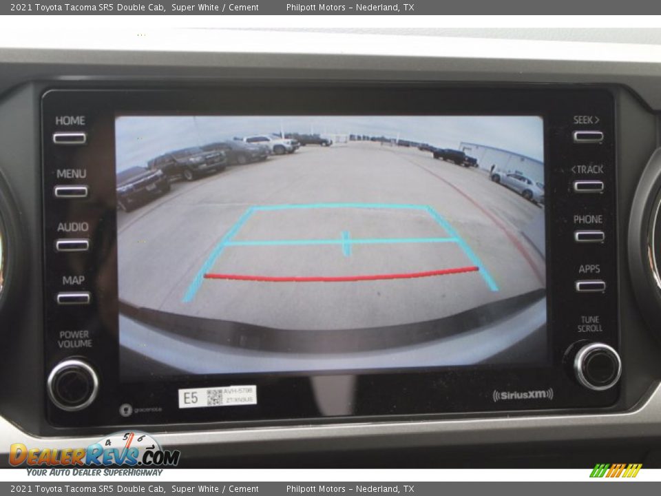 2021 Toyota Tacoma SR5 Double Cab Super White / Cement Photo #17