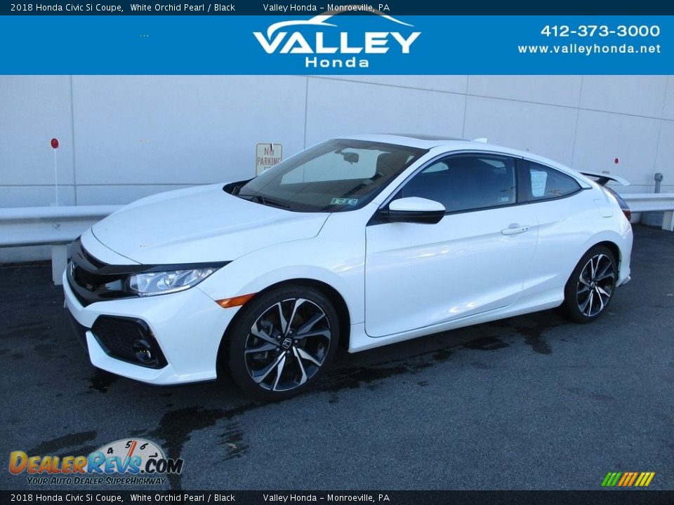 2018 Honda Civic Si Coupe White Orchid Pearl / Black Photo #1