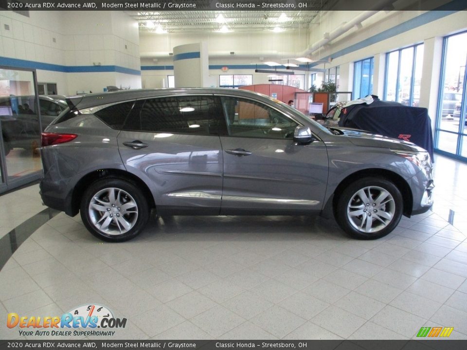 2020 Acura RDX Advance AWD Modern Steel Metallic / Graystone Photo #4