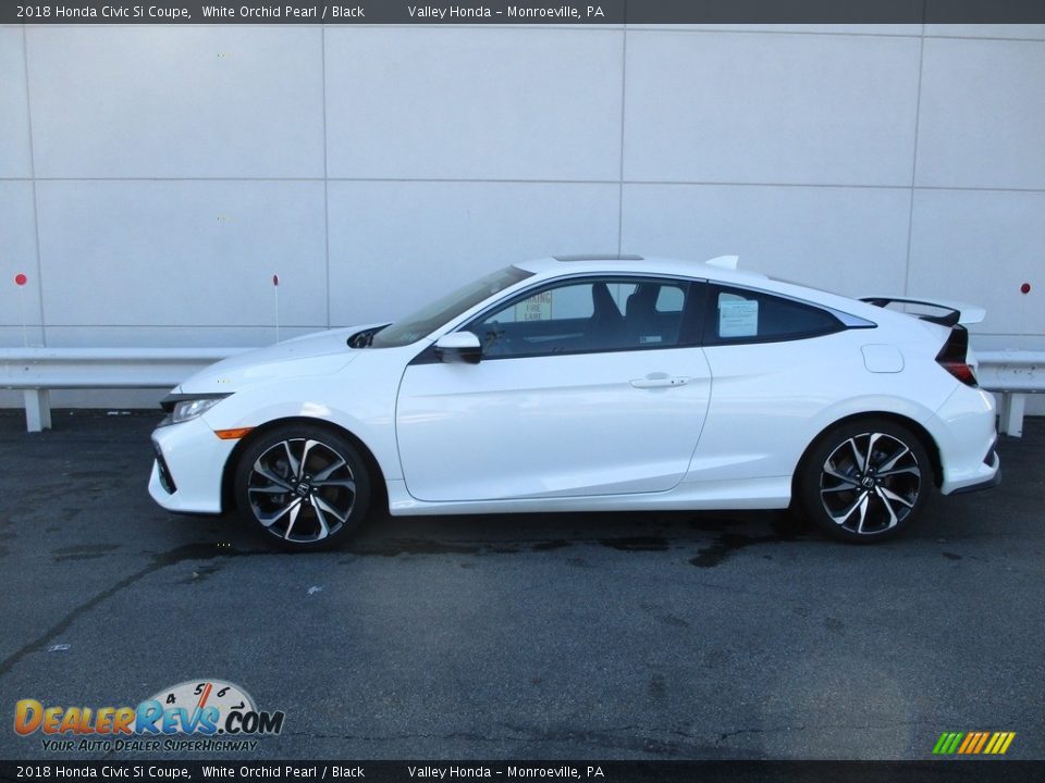 2018 Honda Civic Si Coupe White Orchid Pearl / Black Photo #2