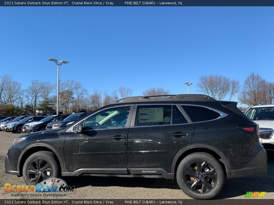 2021 Subaru Outback Onyx Edition XT Crystal Black Silica / Gray Photo #4