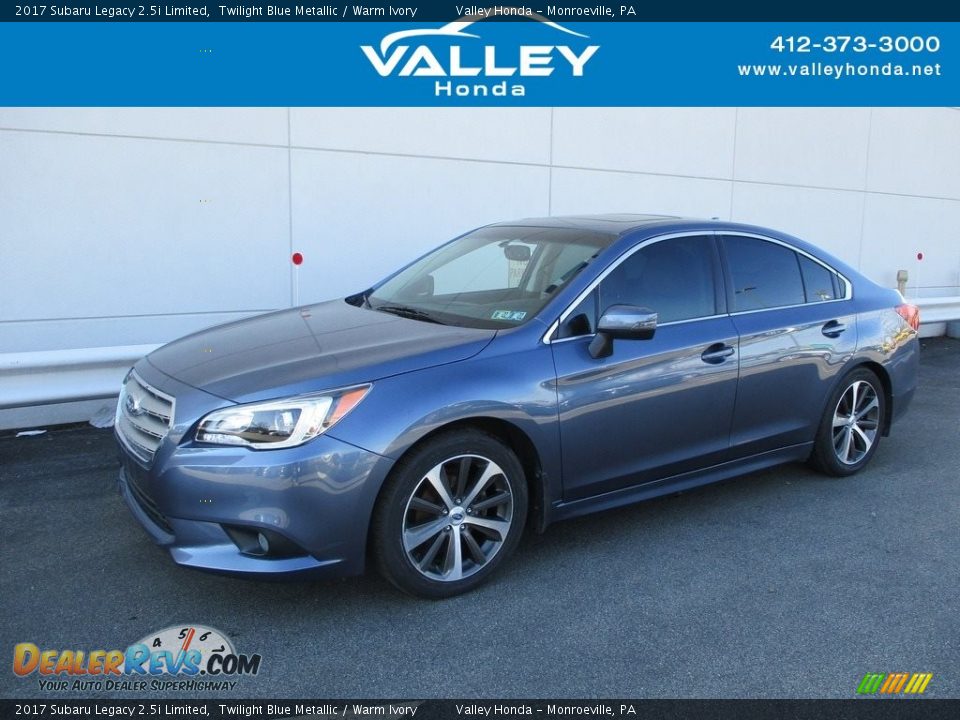 2017 Subaru Legacy 2.5i Limited Twilight Blue Metallic / Warm Ivory Photo #1