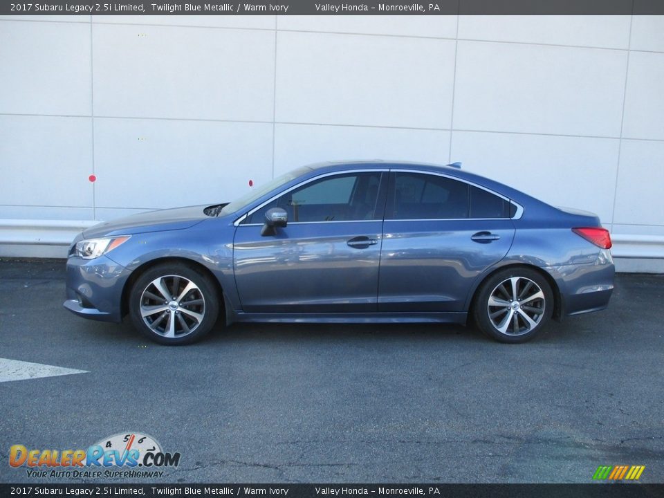 2017 Subaru Legacy 2.5i Limited Twilight Blue Metallic / Warm Ivory Photo #2