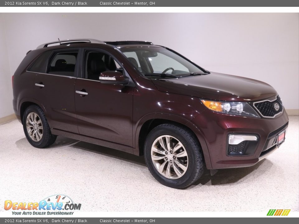 2012 Kia Sorento SX V6 Dark Cherry / Black Photo #1