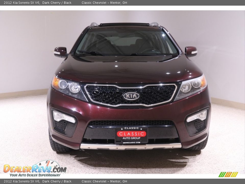 2012 Kia Sorento SX V6 Dark Cherry / Black Photo #2