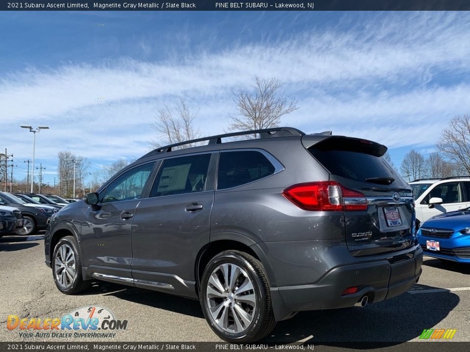 2021 Subaru Ascent Limited Magnetite Gray Metallic / Slate Black Photo #6