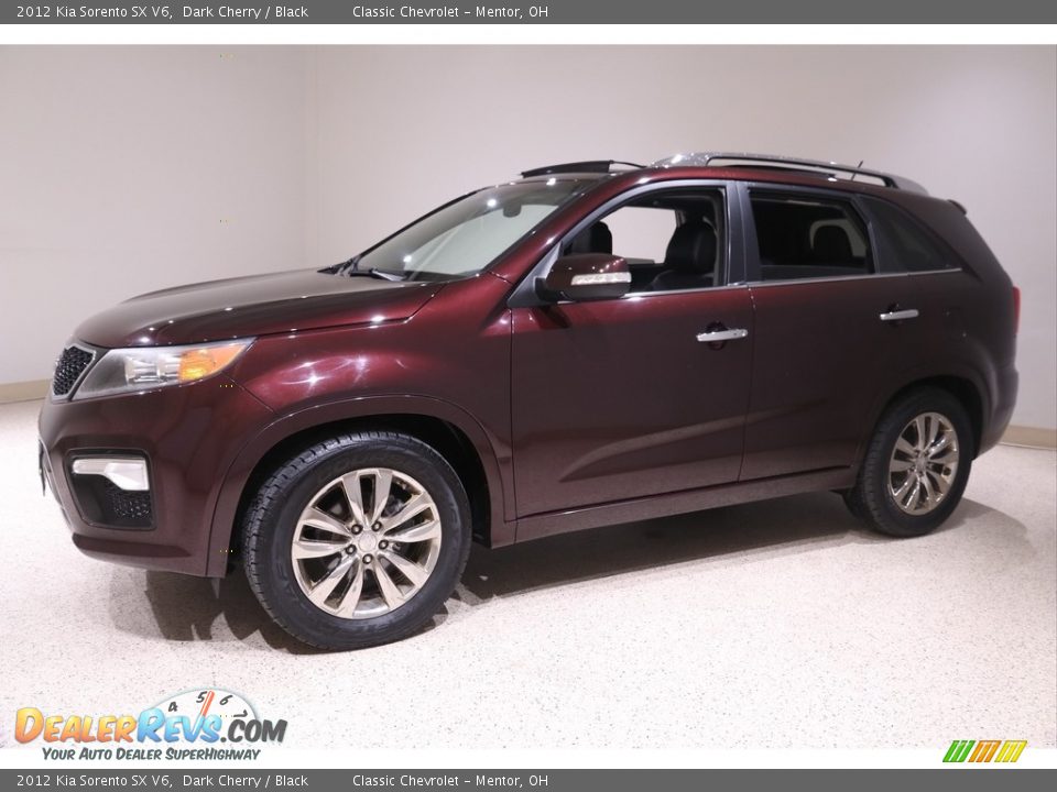 2012 Kia Sorento SX V6 Dark Cherry / Black Photo #3