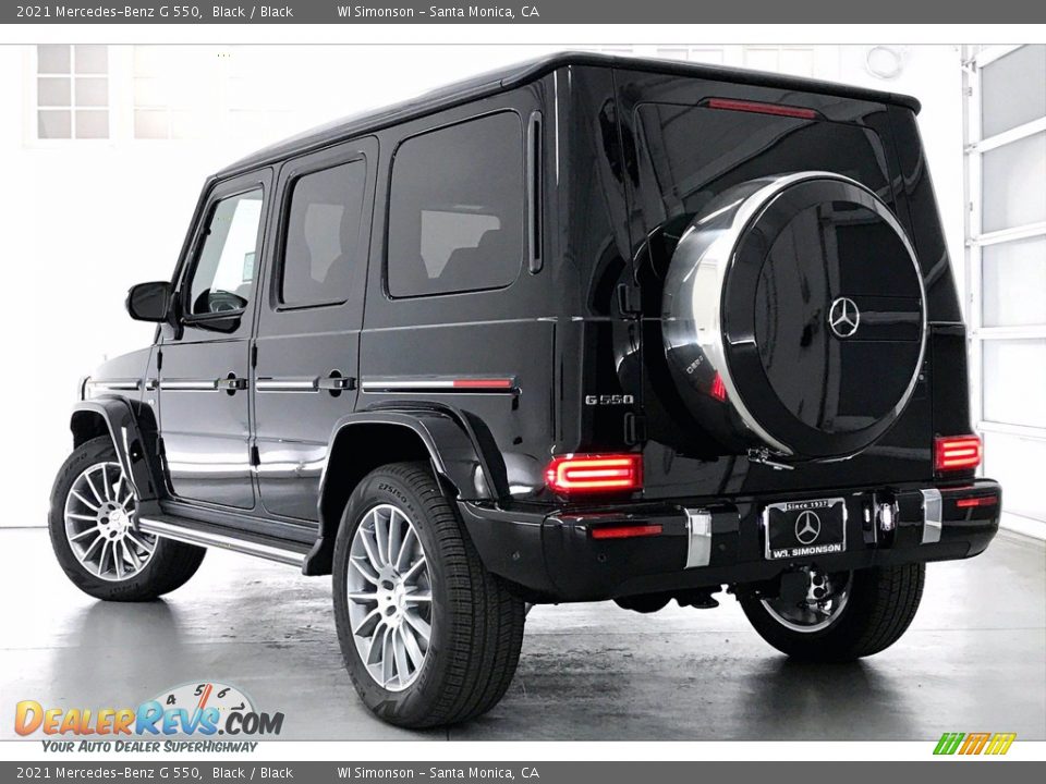 2021 Mercedes-Benz G 550 Black / Black Photo #2