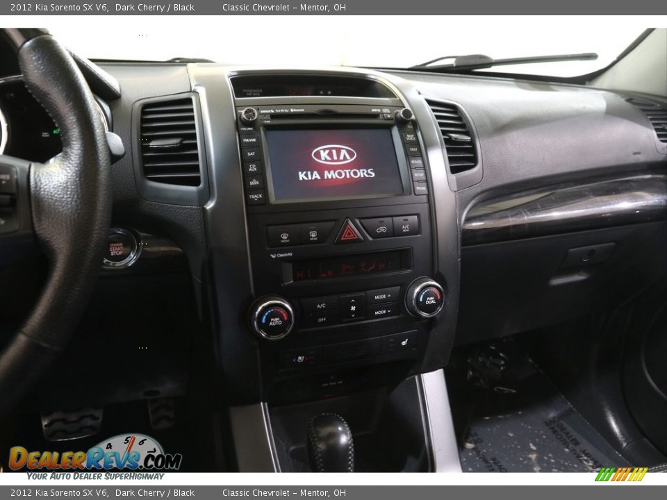 2012 Kia Sorento SX V6 Dark Cherry / Black Photo #9