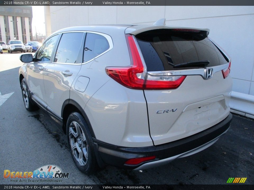 2018 Honda CR-V EX-L AWD Sandstorm Metallic / Ivory Photo #3