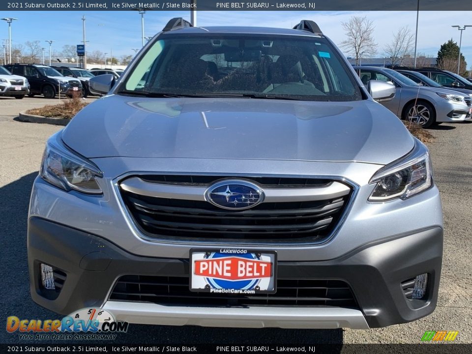 2021 Subaru Outback 2.5i Limited Ice Silver Metallic / Slate Black Photo #3