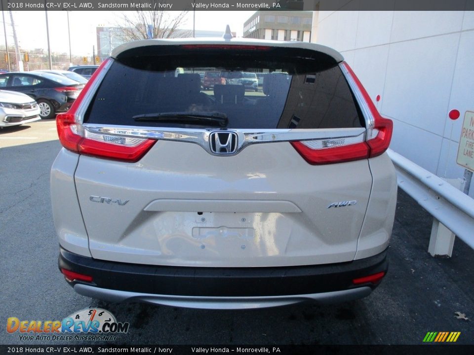 2018 Honda CR-V EX-L AWD Sandstorm Metallic / Ivory Photo #4