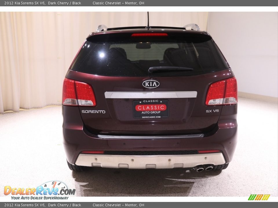 2012 Kia Sorento SX V6 Dark Cherry / Black Photo #20