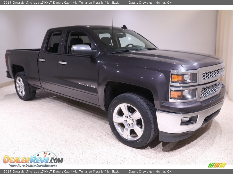 2015 Chevrolet Silverado 1500 LT Double Cab 4x4 Tungsten Metallic / Jet Black Photo #1