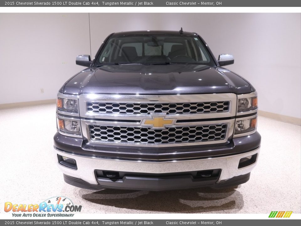 2015 Chevrolet Silverado 1500 LT Double Cab 4x4 Tungsten Metallic / Jet Black Photo #2