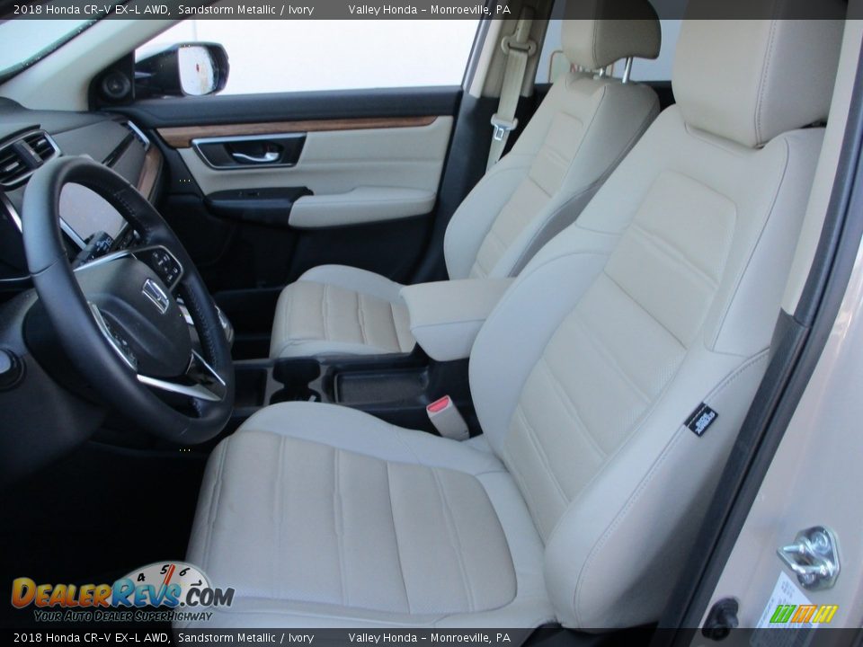 2018 Honda CR-V EX-L AWD Sandstorm Metallic / Ivory Photo #11
