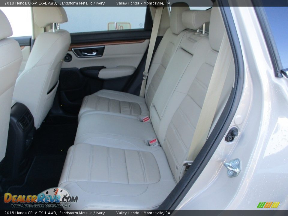 2018 Honda CR-V EX-L AWD Sandstorm Metallic / Ivory Photo #12