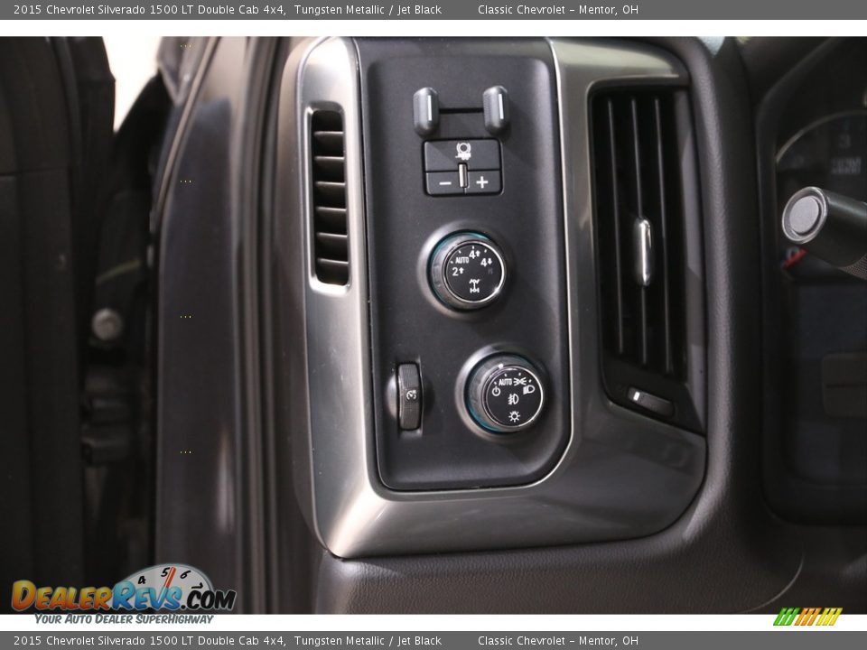 2015 Chevrolet Silverado 1500 LT Double Cab 4x4 Tungsten Metallic / Jet Black Photo #6