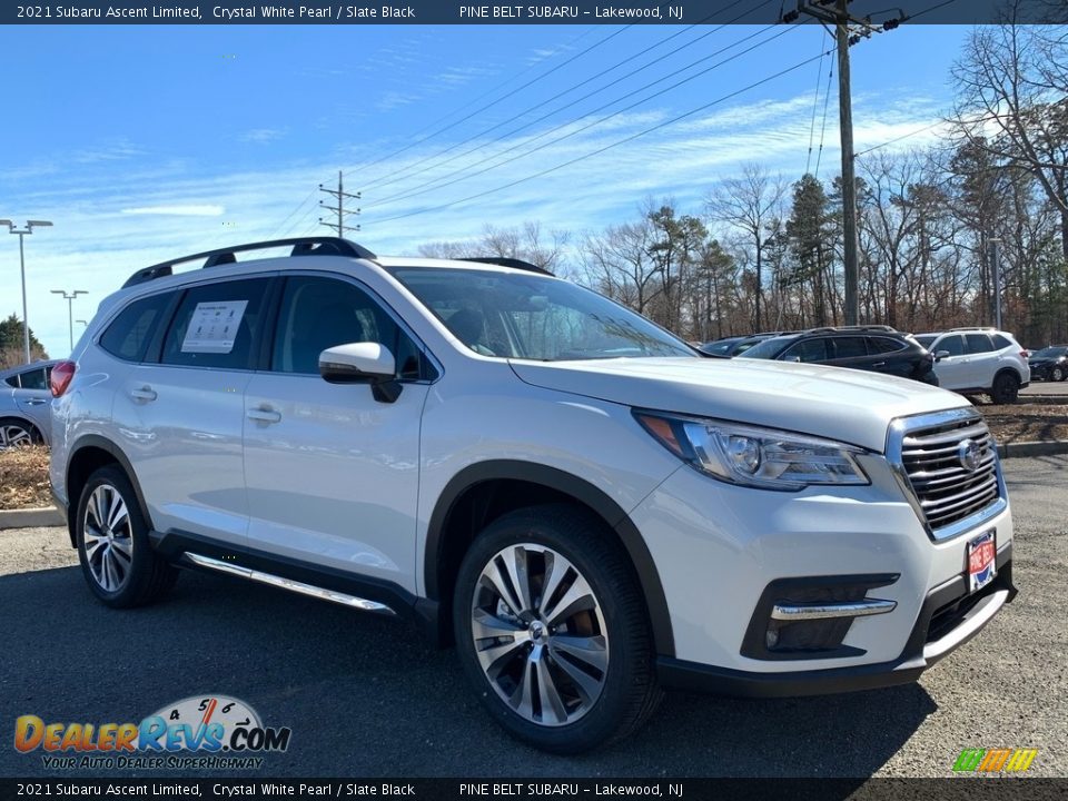 2021 Subaru Ascent Limited Crystal White Pearl / Slate Black Photo #1