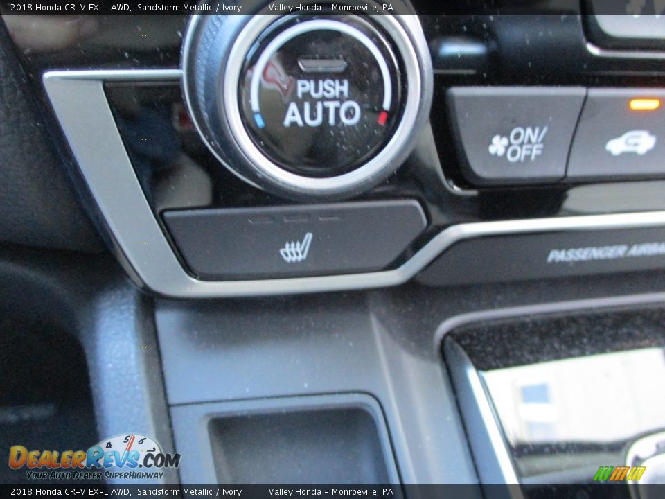 2018 Honda CR-V EX-L AWD Sandstorm Metallic / Ivory Photo #17