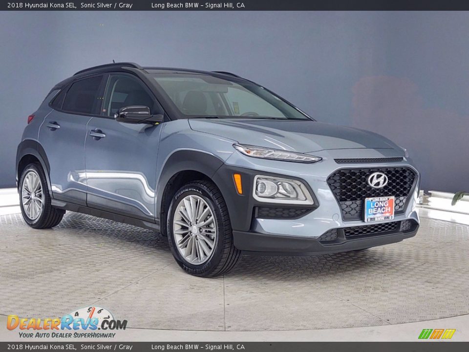 2018 Hyundai Kona SEL Sonic Silver / Gray Photo #1