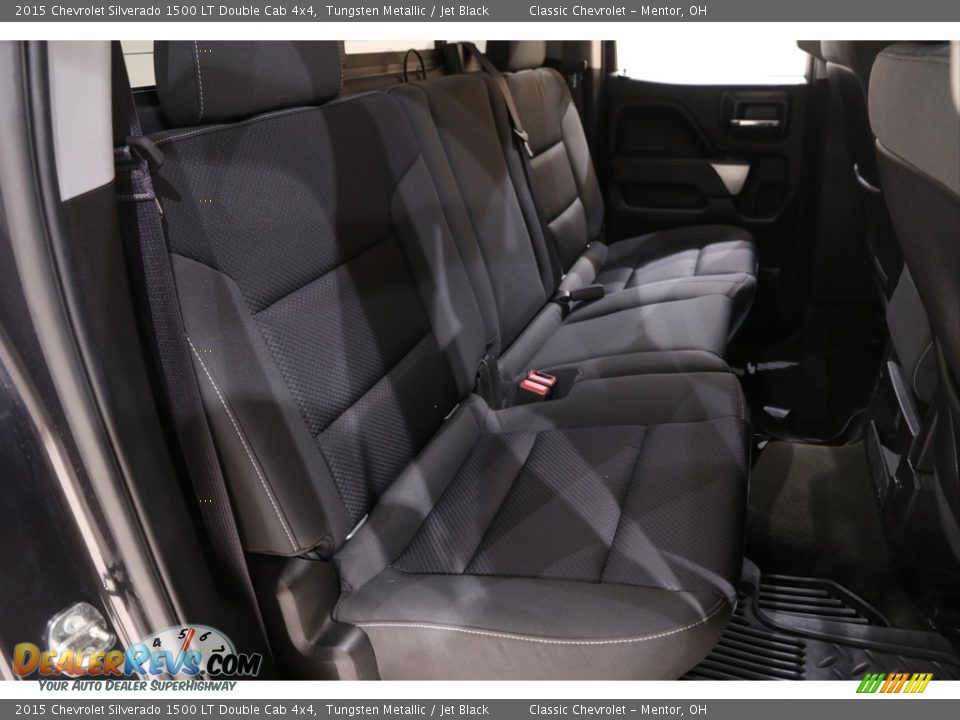 2015 Chevrolet Silverado 1500 LT Double Cab 4x4 Tungsten Metallic / Jet Black Photo #18