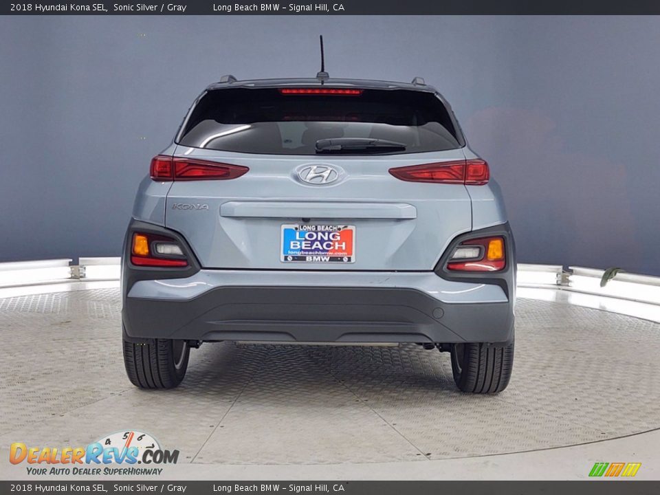 2018 Hyundai Kona SEL Sonic Silver / Gray Photo #4