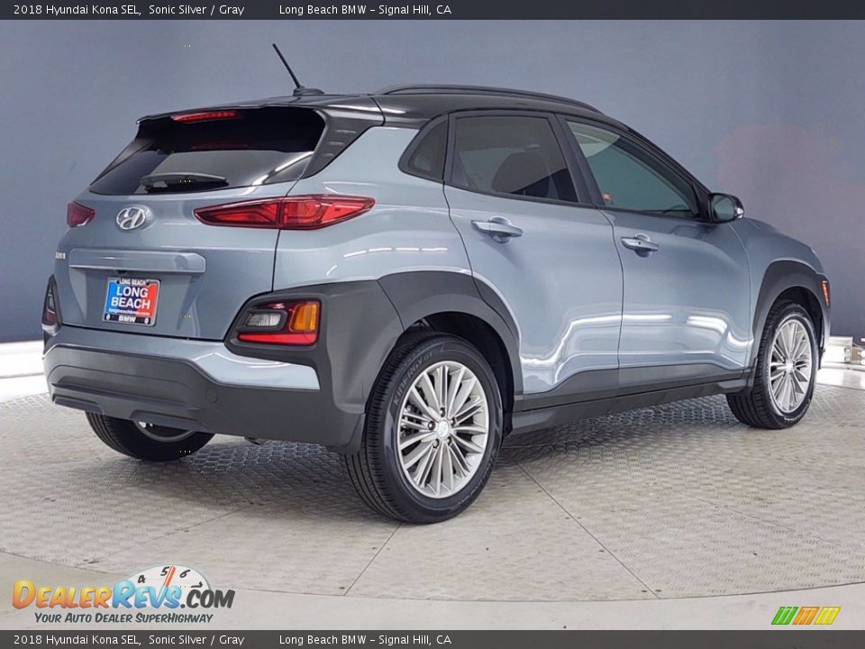 2018 Hyundai Kona SEL Sonic Silver / Gray Photo #5